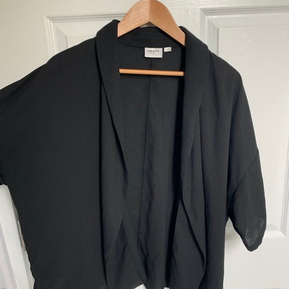 AWARE by Vero Moda L black open front top - Picture 4 of 4